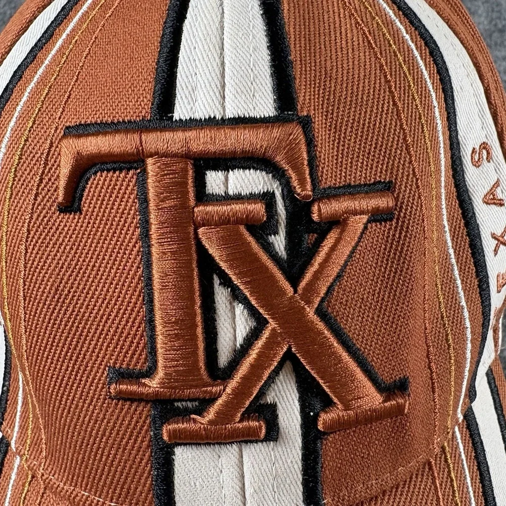 Vintage Texas Longhorns TX Ball Cap Hat Orange‎ Y2K Streetwear NCAA Athletic